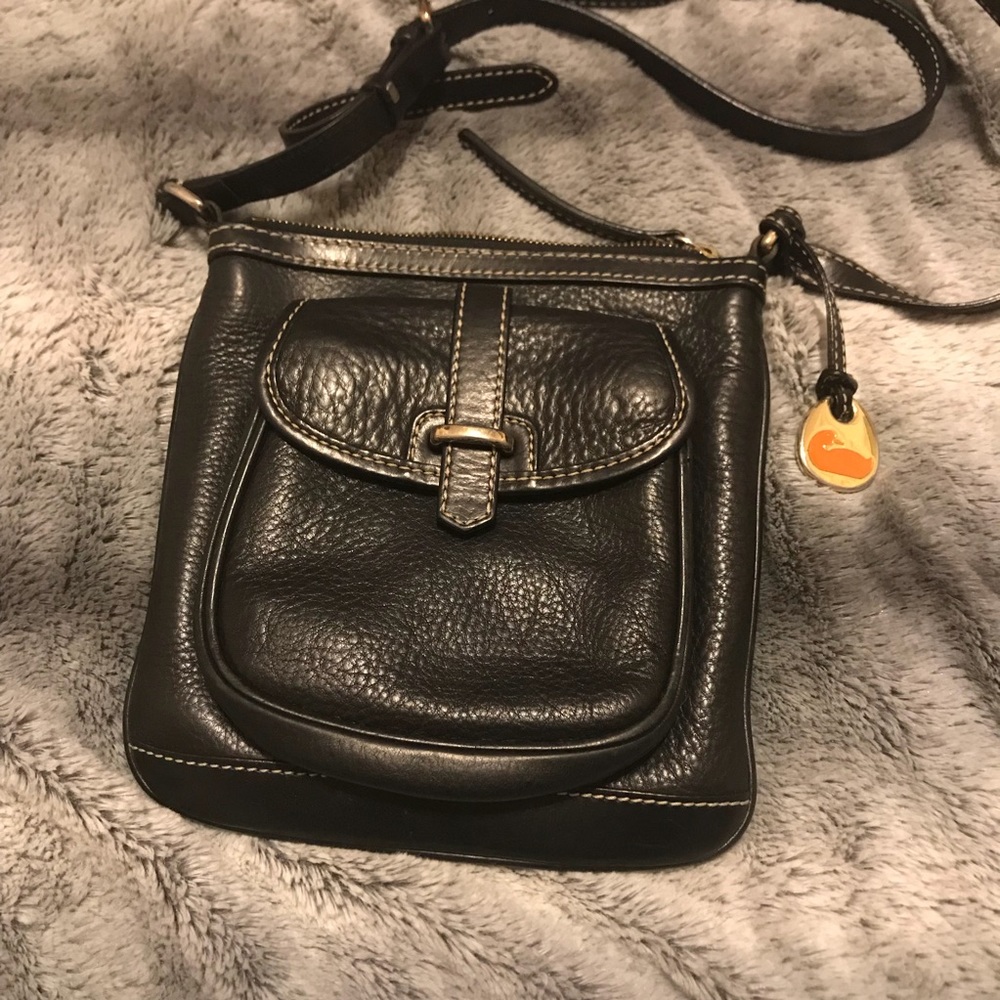 Dooney and Bourke Black Leather Crossbody